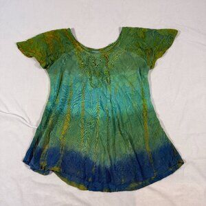 Advance Apparel Women's Free Size Colorful, Flowered, Sequined, Embroidered